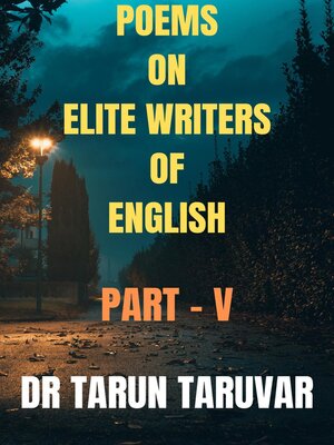 cover image of Poems on Elite Writers of English